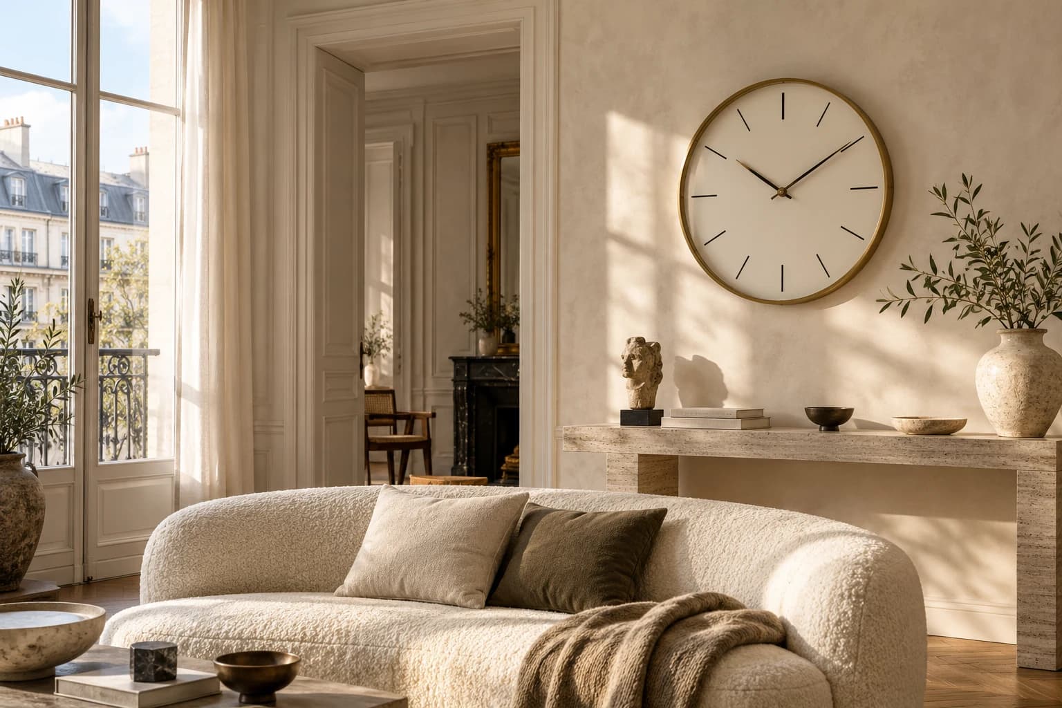 Une horloge, cinq idées déco