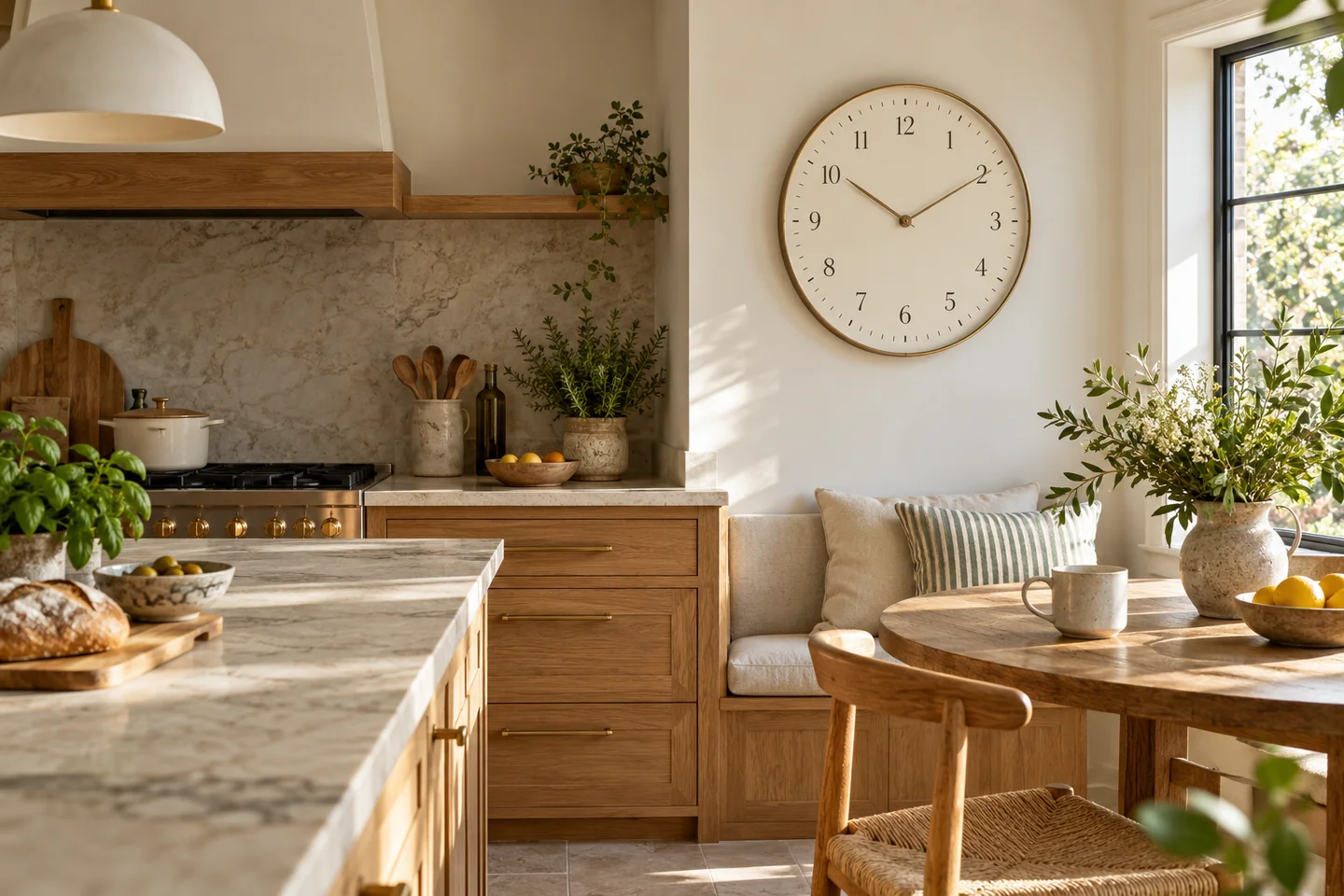 Quelle horloge murale choisir pour une cuisine accueillante ?