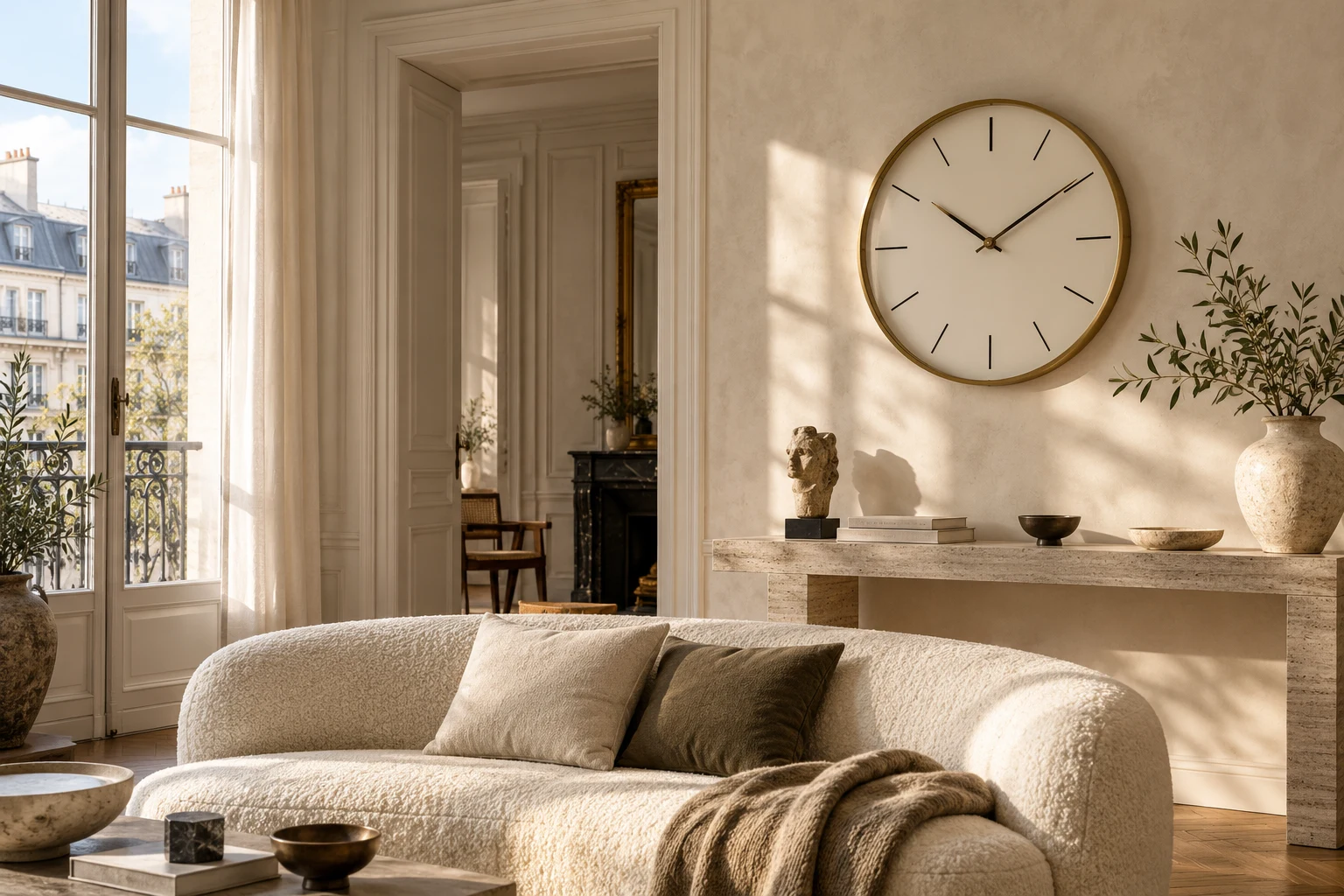 Décorer un salon avec une horloge murale : 5 idées élégantes