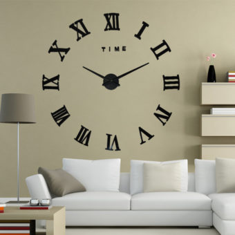 horloge murale chiffres romains